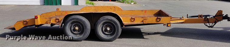 image for item DP5002 1993 Butler tilt deck utility trailer