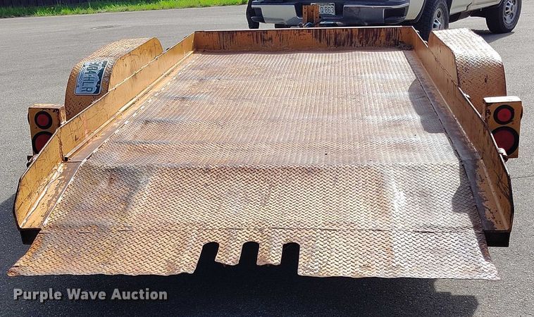 image for item DP5002 1993 Butler tilt deck utility trailer