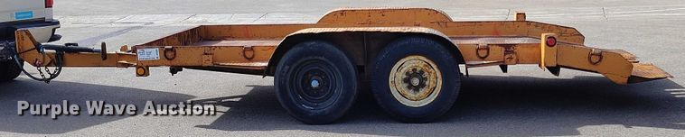 image for item DP5002 1993 Butler tilt deck utility trailer