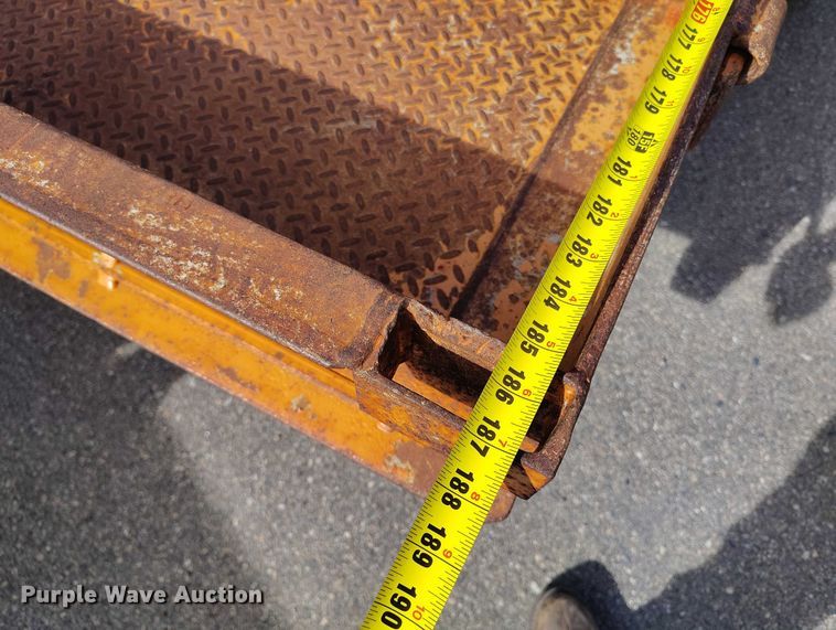 image for item DP5002 1993 Butler tilt deck utility trailer