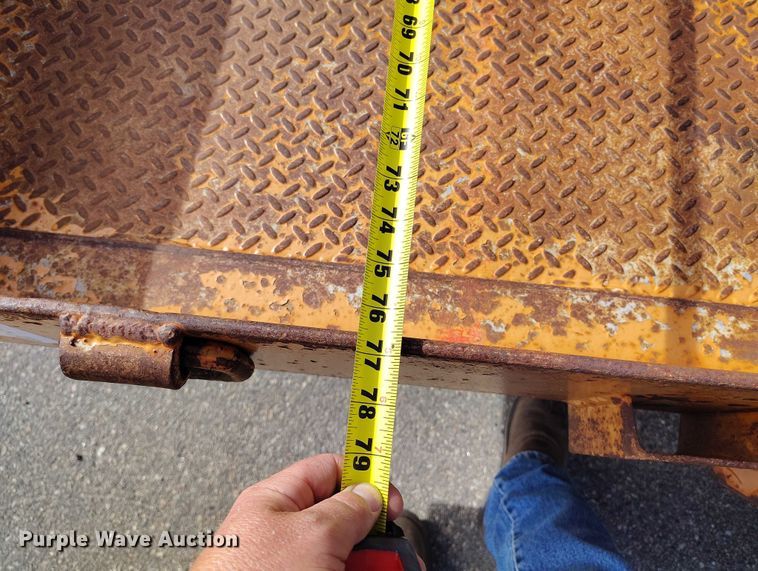 image for item DP5002 1993 Butler tilt deck utility trailer