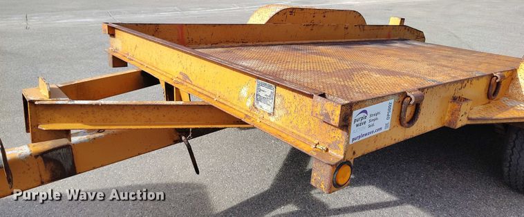 image for item DP5002 1993 Butler tilt deck utility trailer