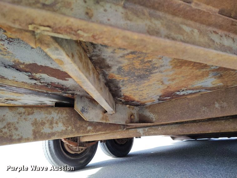 image for item DP5002 1993 Butler tilt deck utility trailer