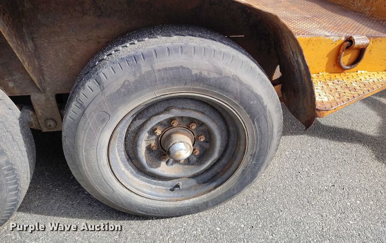 image for item DP5002 1993 Butler tilt deck utility trailer