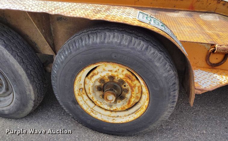 image for item DP5002 1993 Butler tilt deck utility trailer