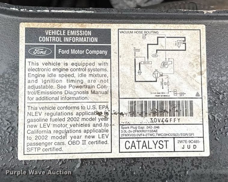 image for item DR2782 2002 Ford Taraus 