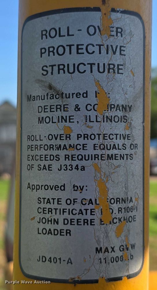 image for item DR3781 1973 John Deere 401-A tractor