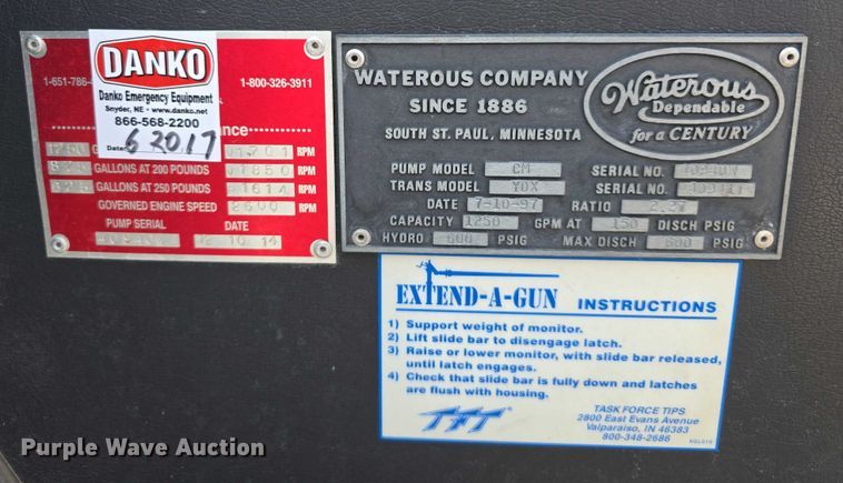 image for item DT6925 1996 Freightliner FL70 Business Class pumper fire truck