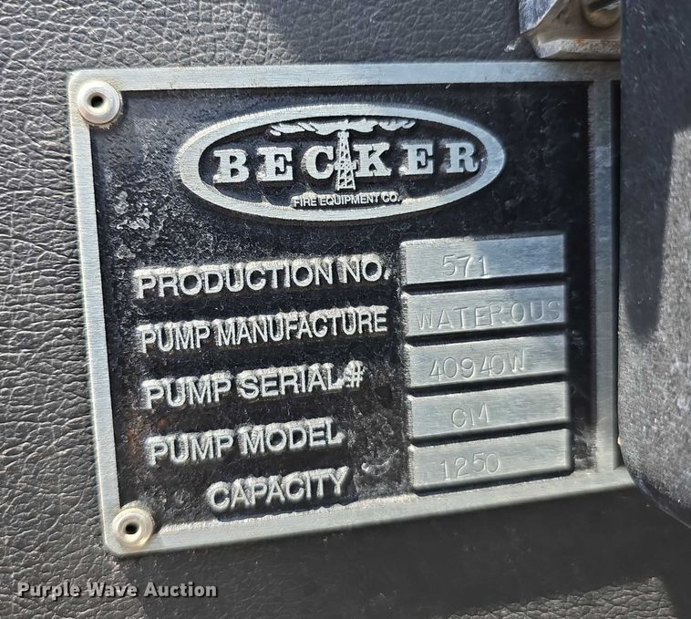 image for item DT6925 1996 Freightliner FL70 Business Class pumper fire truck