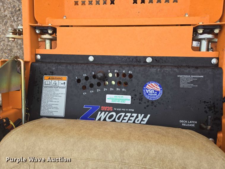 image for item DT7216 Scag Freedom Z ZTR lawn mower