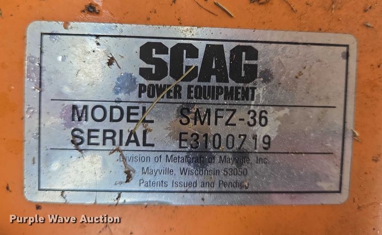 image for item DT7216 Scag Freedom Z ZTR lawn mower