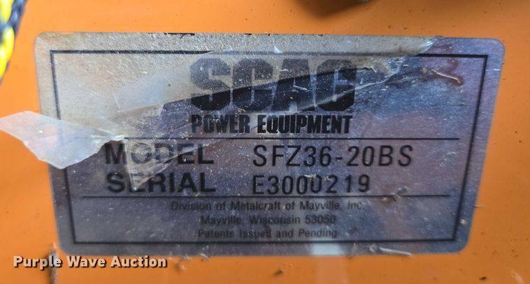 image for item DT7216 Scag Freedom Z ZTR lawn mower