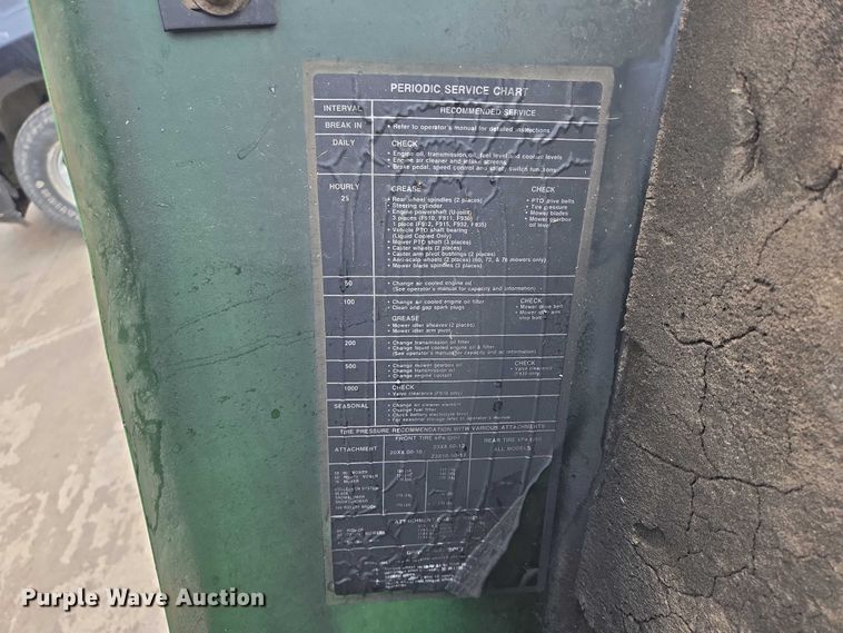 image for item DT7217 John Deere F935 lawn mower