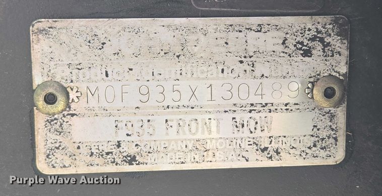 image for item DT7217 John Deere F935 lawn mower