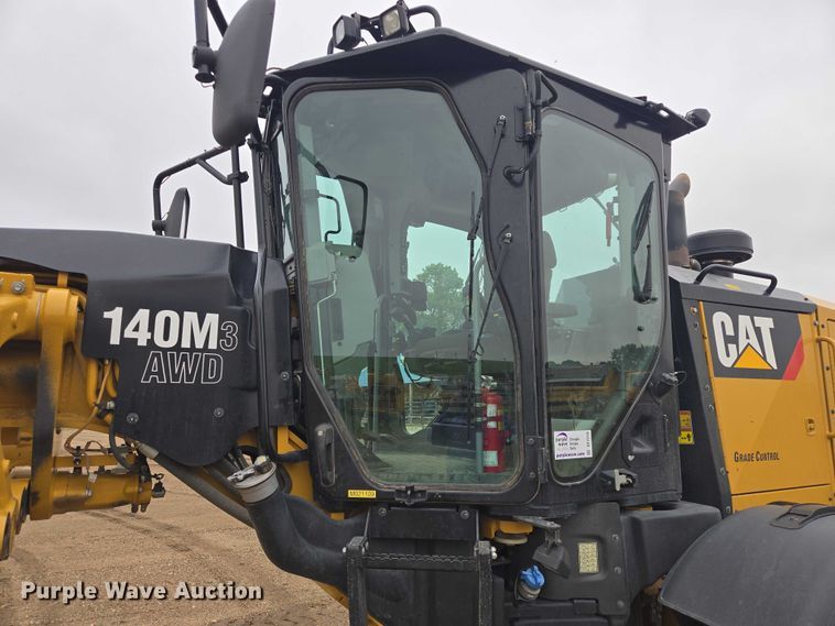 image for item DT7219 2015 Caterpillar 140M3 AWD motor grader