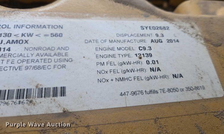 image for item DT7219 2015 Caterpillar 140M3 AWD motor grader