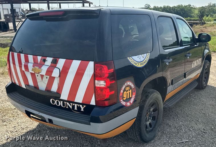 image for item DU7850 2012 Chevrolet Tahoe Police SUV