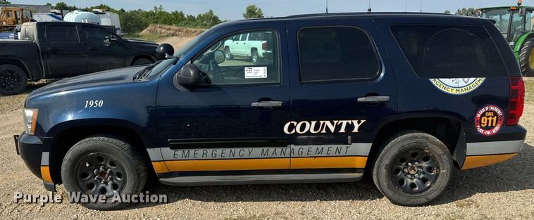 image for item DU7850 2012 Chevrolet Tahoe Police SUV