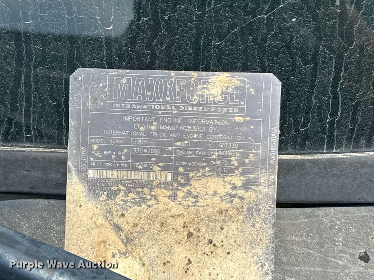 image for item DU7863 2008 International 7500 dump truck