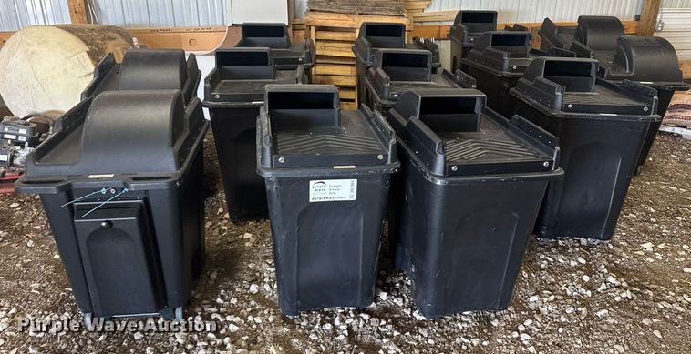 image for item DU7864 13 voting bins (13) ballot boxes