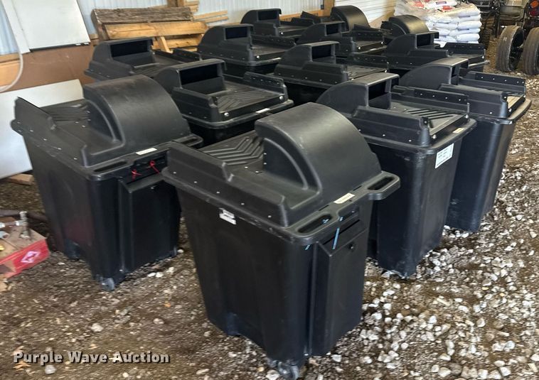 image for item DU7864 13 voting bins (13) ballot boxes