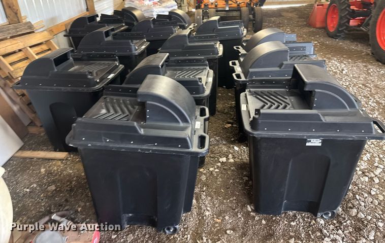 image for item DU7864 13 voting bins (13) ballot boxes