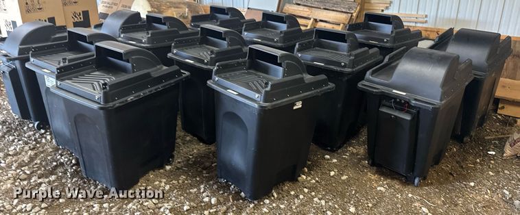 image for item DU7864 13 voting bins (13) ballot boxes