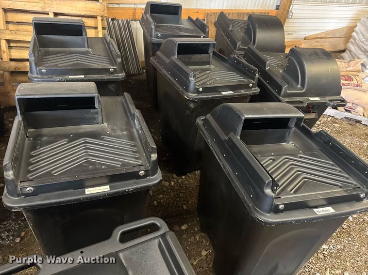 image for item DU7864 13 voting bins (13) ballot boxes