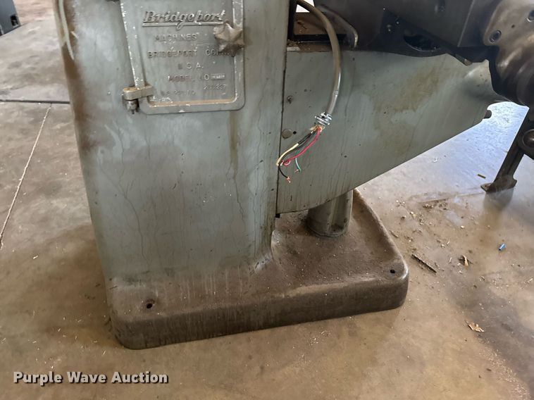 image for item DU9871 Bridgeport 143822 milling machine