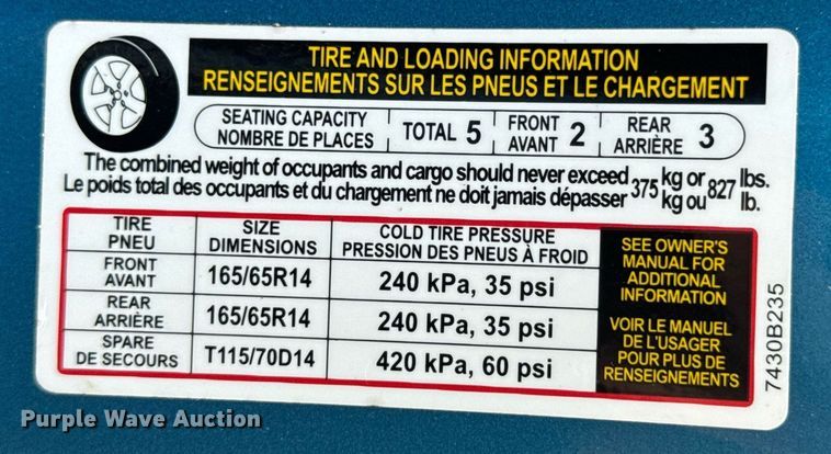 image for item DU9874 2018 Mitsubishi Mirage G4 