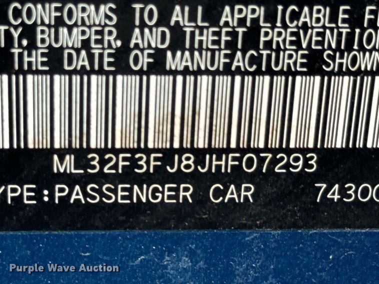 image for item DU9874 2018 Mitsubishi Mirage G4 