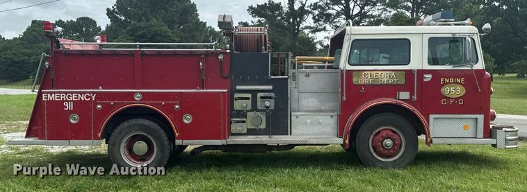 image for item DU9882 1975 Maxim Motor pumper fire truck