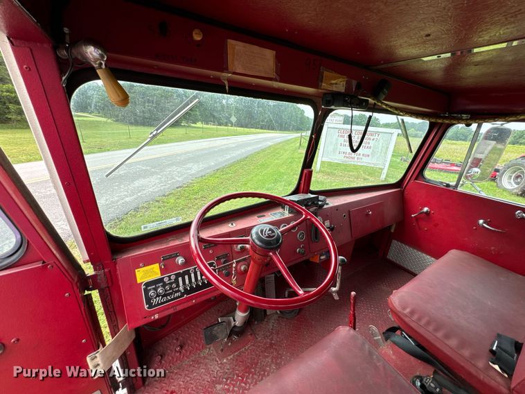 image for item DU9882 1975 Maxim Motor pumper fire truck