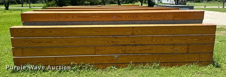 image for item DU9900 (5) Hussey wooden bleachers