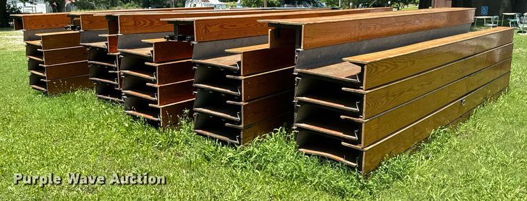 image for item DU9900 (5) Hussey wooden bleachers