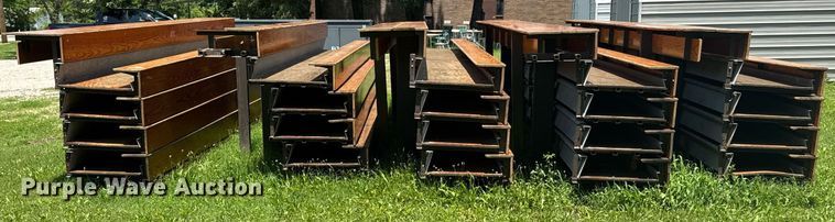 image for item DU9900 (5) Hussey wooden bleachers