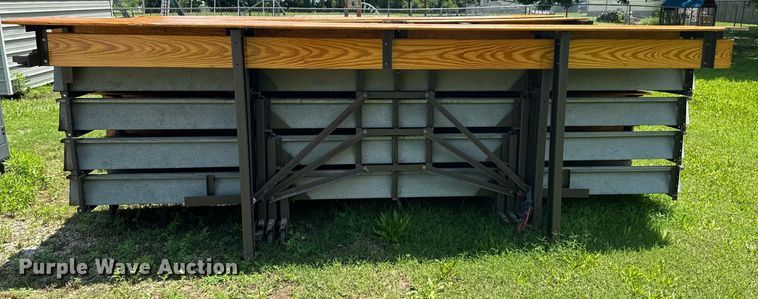 image for item DU9900 (5) Hussey wooden bleachers