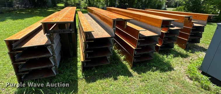 image for item DU9900 (5) Hussey wooden bleachers