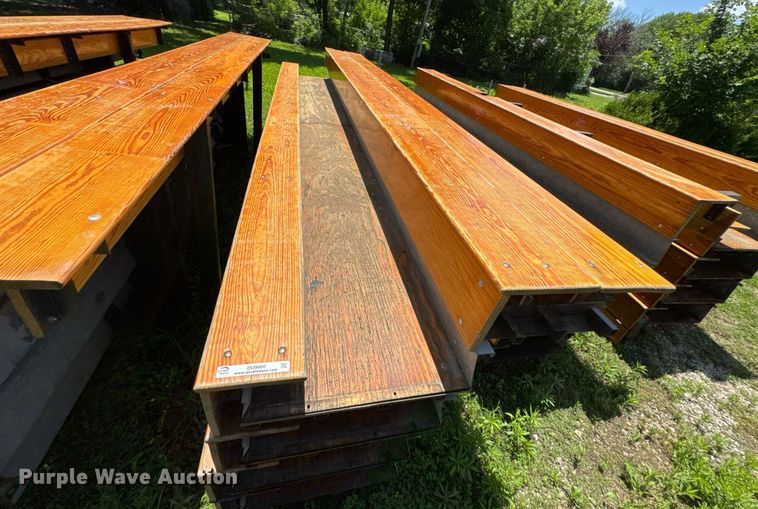 image for item DU9900 (5) Hussey wooden bleachers