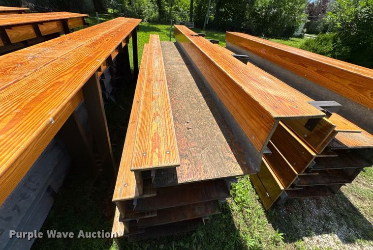 image for item DU9900 (5) Hussey wooden bleachers