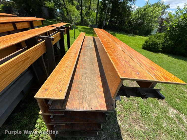 image for item DU9900 (5) Hussey wooden bleachers