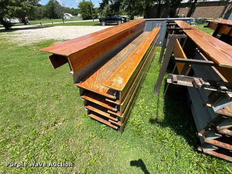 image for item DU9900 (5) Hussey wooden bleachers