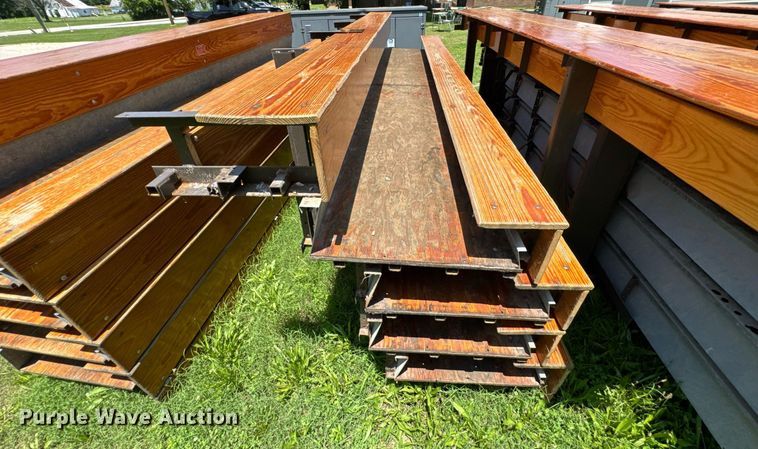 image for item DU9900 (5) Hussey wooden bleachers