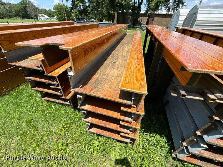 image for item DU9900 (5) Hussey wooden bleachers