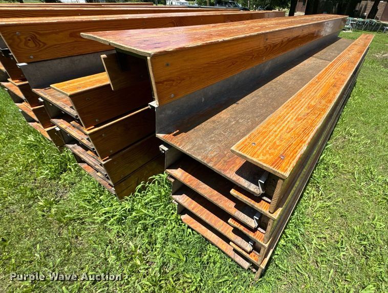 image for item DU9900 (5) Hussey wooden bleachers