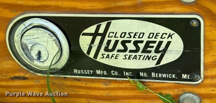 image for item DU9900 (5) Hussey wooden bleachers