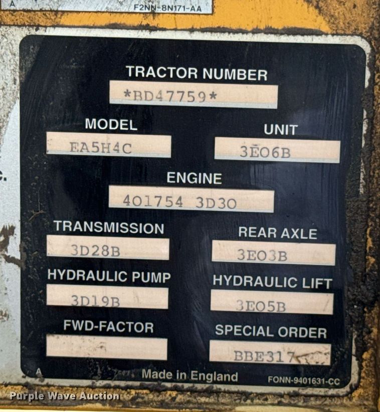 image for item DU9901 Tiger 6640 tractor