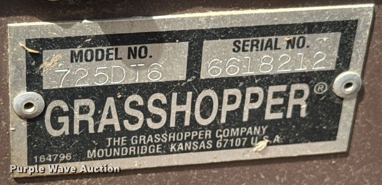 image for item DU9910 Grasshopper 725D ZTR lawn mower