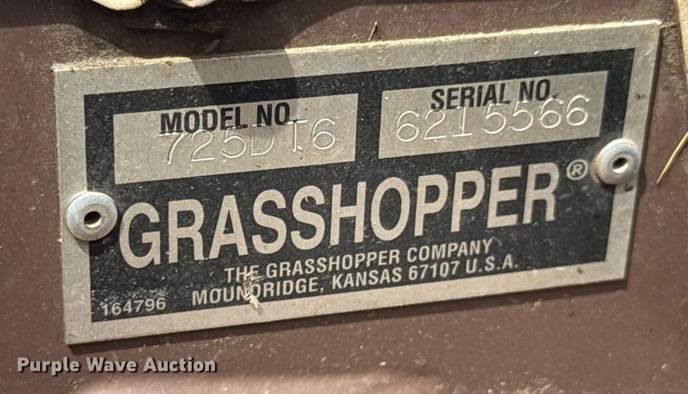 image for item DU9911 Grasshopper 725D ZTR lawn mower