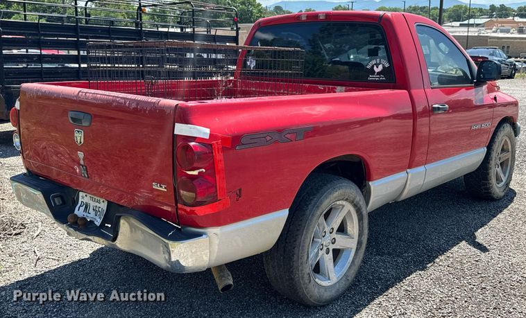 image for item DU9942 2007 Dodge Ram 1500 pickup truck